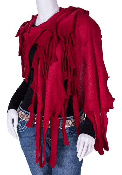 Pirata Scarf in Dark Red by Caamano Sweaters