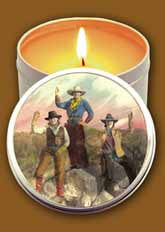 Cowgirls Candle Tin by Wild West Company