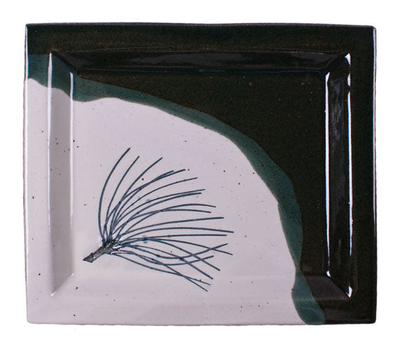 Pine Needles Serving Tray by Davy Pottery
