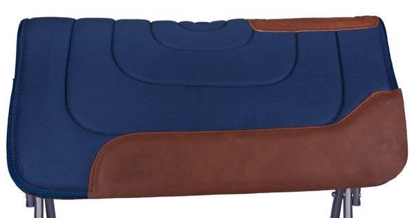 Super Roper and Barrel Racing Saddle Pad in Navy by Diamond Wool Pad Co.