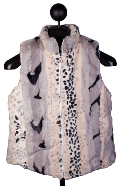 Snow Leopard Vest by Ethyl Denim