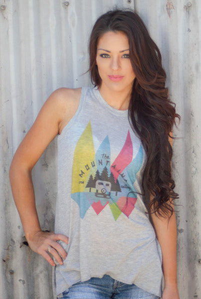The Mountains are Calling Tank Shirt by Original Cowgirl Clothing Co.