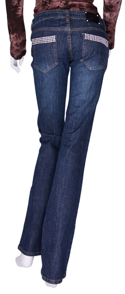 Rhinestone Pocket Jeans by Katydid