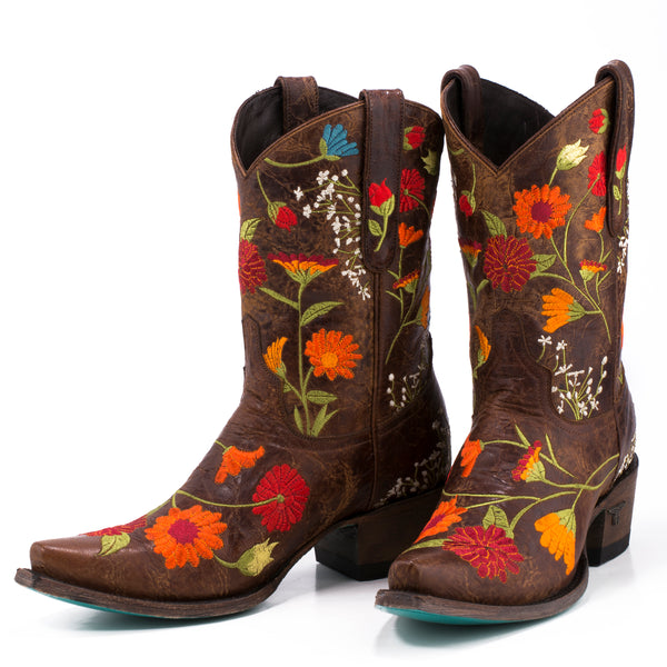 Flower Power Cowboy Boot by Lane Boots