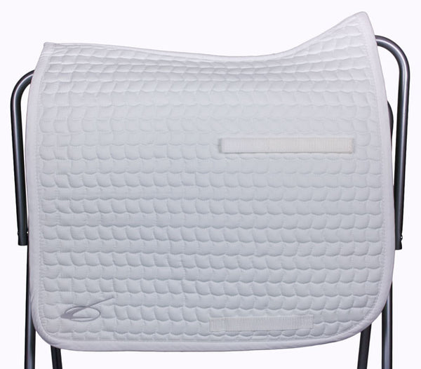 Diamant Dressage Saddle Pad in White by Lami-Cell