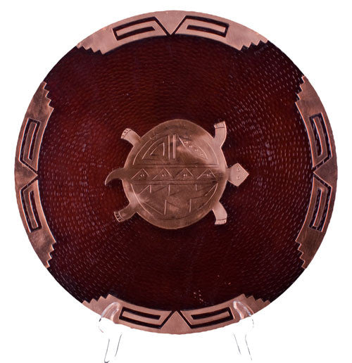 Medicine Plate - Brown Turtle (14") by New World Trading