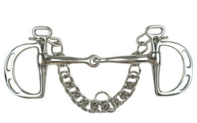 Slotted Kimberwick Snaffle Bit by Metalab