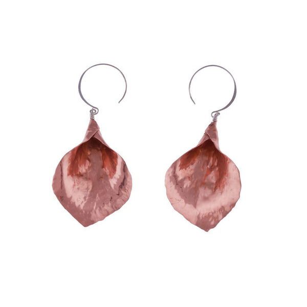 Lily Earrings in Copper by Nora Catherine
