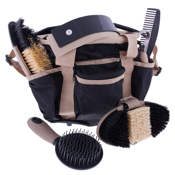 Six-Piece Grooming Kit in Black by Partrade