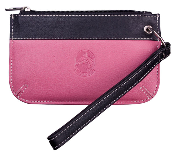 Lilo Leather Wristlet in Bright Pink by Lilo Collections