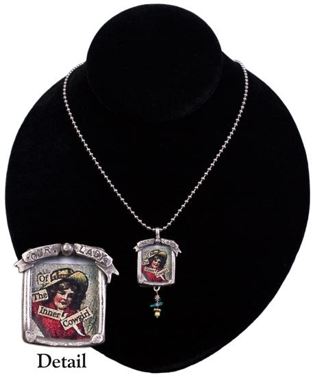 Our Lady of the Inner Cowgirl Necklace by Sweet Bird Studios
