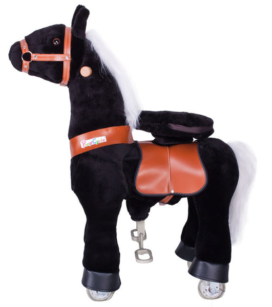 Pony Cycle in Black & White - Small by 3D Belt Company