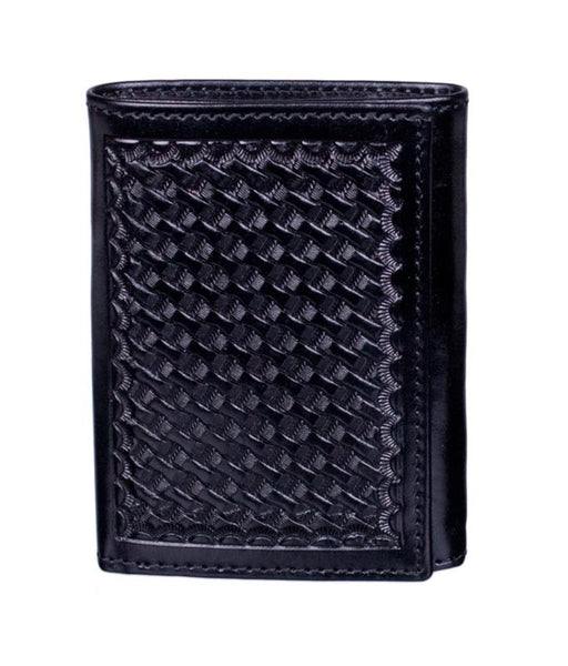 Trifold Basketweave Wallet by 3D Belt Company