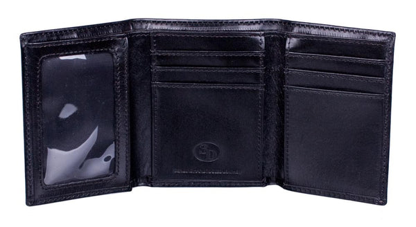 Trifold Basketweave Wallet by 3D Belt Company
