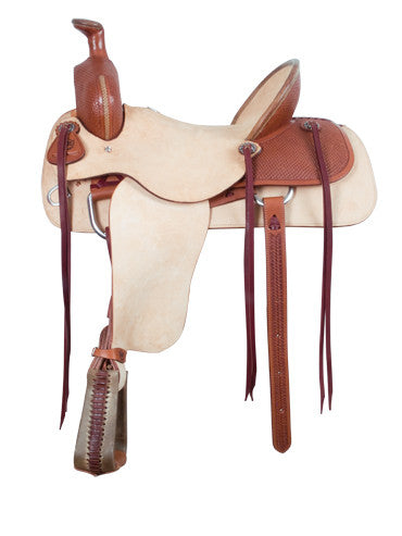 Roughout Ranch Roper Saddle by Alamo Saddlery
