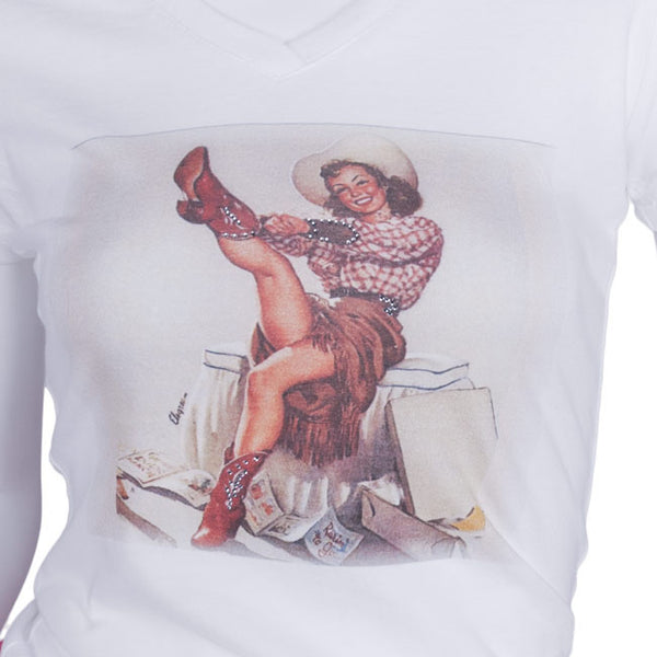 New Boots Tee Shirt by Cowgirl Classics