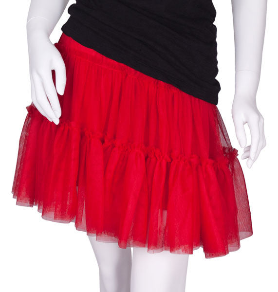 Tiered Net Skirt in Red by Cowgirl Justice