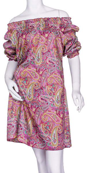 Paisley Peasant Dress by Cowgirl Justice