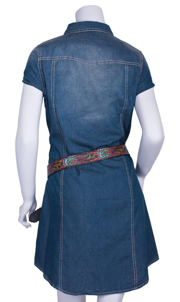 Ranch Denim Dress by Cowgirl Justice