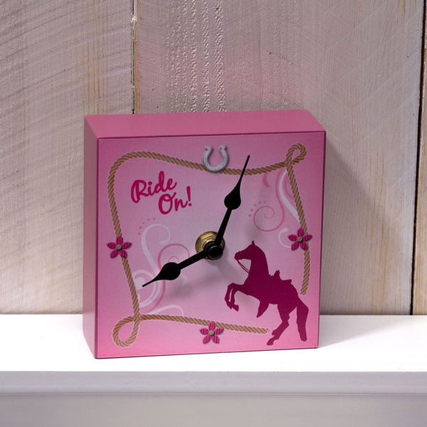 Cowgirl Desk Clock by Trail of Painted Ponies