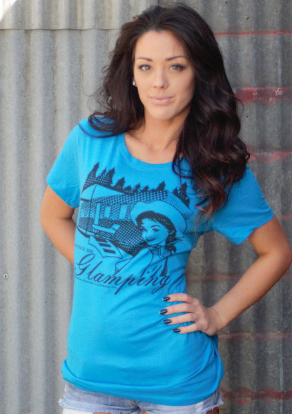 Glamping Tee Shirt by Original Cowgirl Clothing Co.