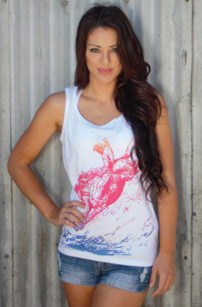 Ombre Bronco Tank Shirt by Original Cowgirl Clothing Co.