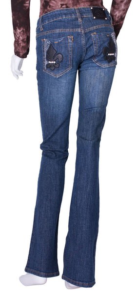 Fleur Embellished Pocket Jeans by Katydid