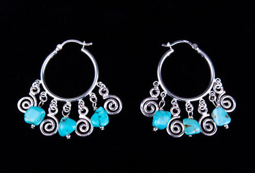 Spirals Earrings by Laura Ingalls Designs
