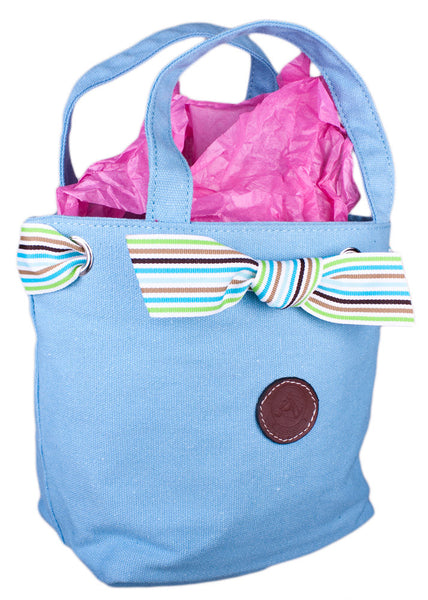 Bermuda Baby Bucket Handbag in Baby Blue by Lilo Collections