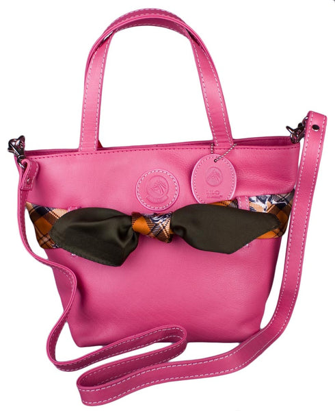 Savannah Scarf Handbag in Pink by Lilo Collections