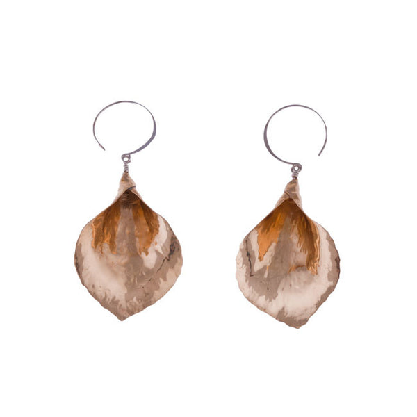 Lily Earrings in Bronze by Nora Catherine