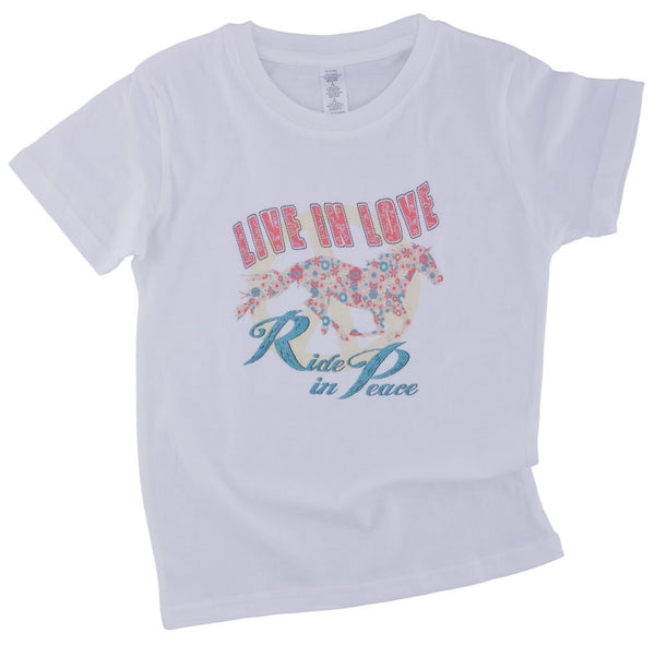 Live in Love Tee Shirt by Original Cowgirl Clothing Co.