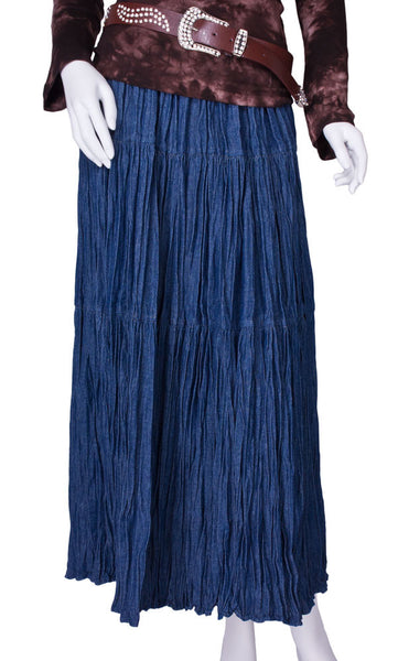 Broomstick Denim Skirt by Rockmount Ranch Wear