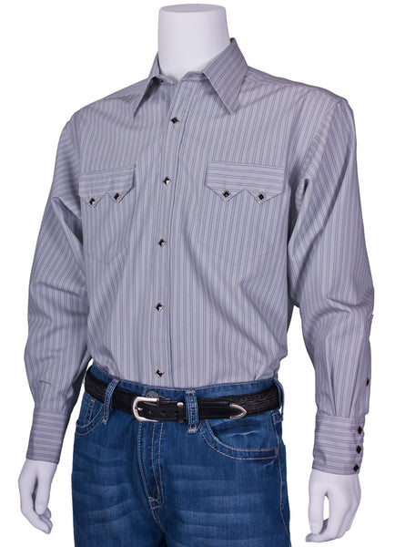 Pinstriped Western Dress Shirt by Rockmount Ranch Wear