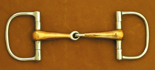 Dee Ring Snaffle Bit - Copper by Smith-Worthington