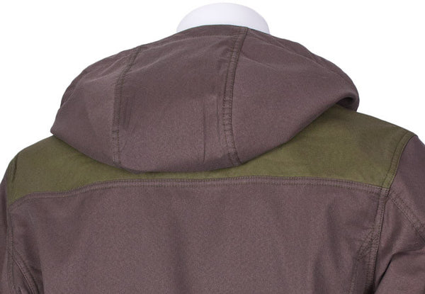 Backfire Jacket in Brown and Grass by Twist
