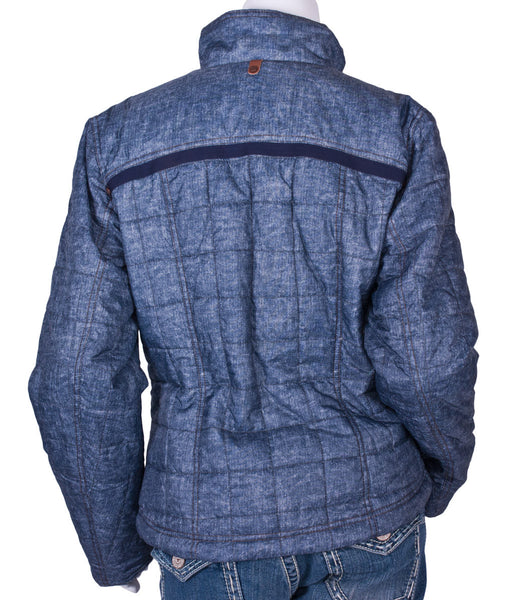 Rustic Jacket in Blue Denim by Twist