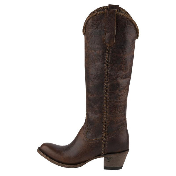 Plain Jane Cowboy Boot in Cognac (by Lane Boots) - Canyon Creek ...